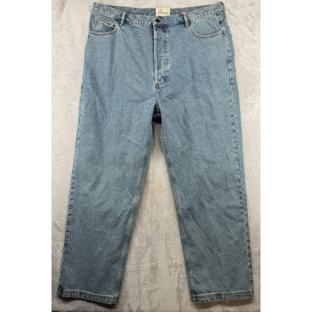 Imperfects 329A Jean in Primo Denim 67 Patina Indigo Light Wash Men's‎ 40x30 NWT